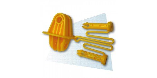 Aislador doble pin lock amarillo