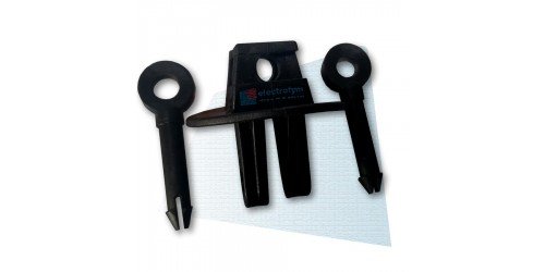 Aislador doble pin lock negro Eco