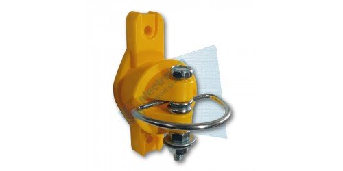 Aislador recibidor amarillo