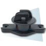 Aislador doble garra W negro
