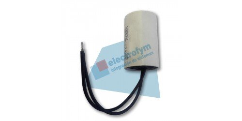 Capacitor de arranque 8uF/250Vca c/cable