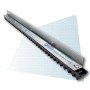 Cremallera PPA 1m negra