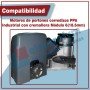 Engranaje aluminio Z17 p/ motor de portón corredizo PPA industrial