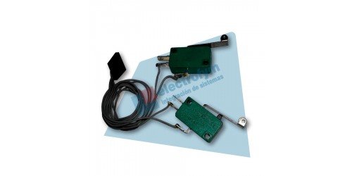 Kit 2 x Microswitch de fin de carrera c/ cable p/ portón levadizo SEG Bravo/Tork